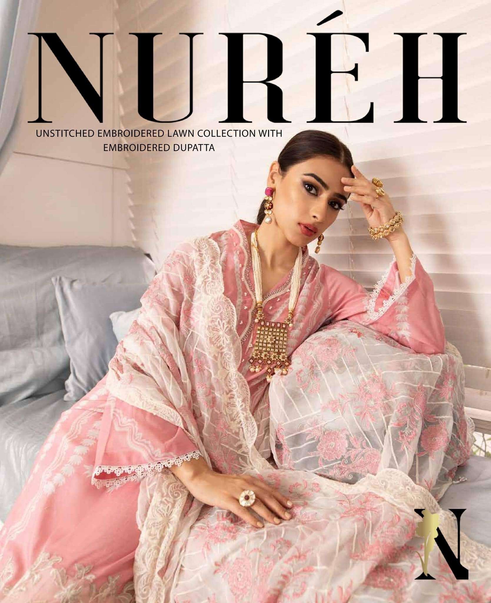 Nureh Maya Embroidered Collection 2021